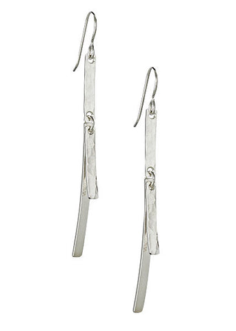 Inner Circle Earrings 123 in Sterling Silver