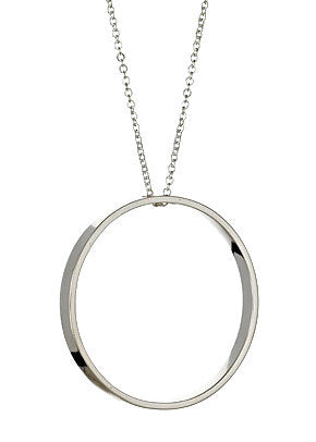 Looking Glass Necklace in Sterling Silver