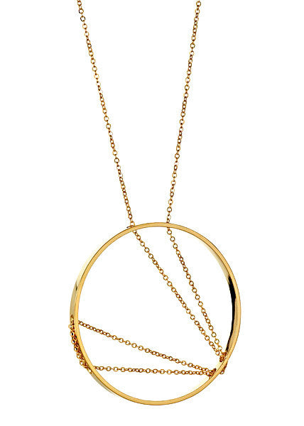 Arc Necklace in Yellow Gold