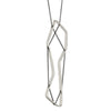 LINEA Necklace in Sterling Silver and Oxidized Silver Chain