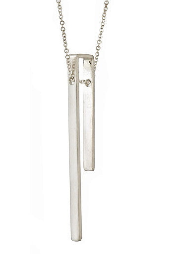 Wright Angle Necklace 204 in Sterling Silver