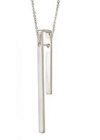 Wright Angle Necklace 204 in Sterling Silver