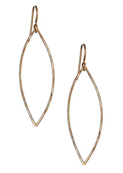 Marquise Earrings in Rose Gold