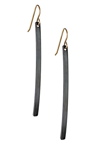 Graphite Bar Earrings